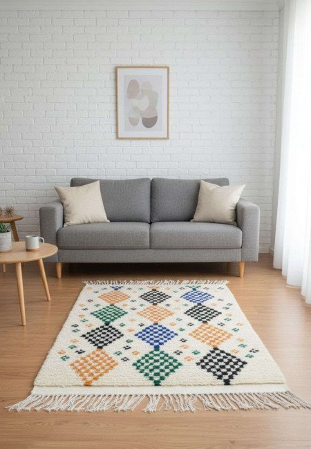 Beni Ourain Matta 169x114 cm