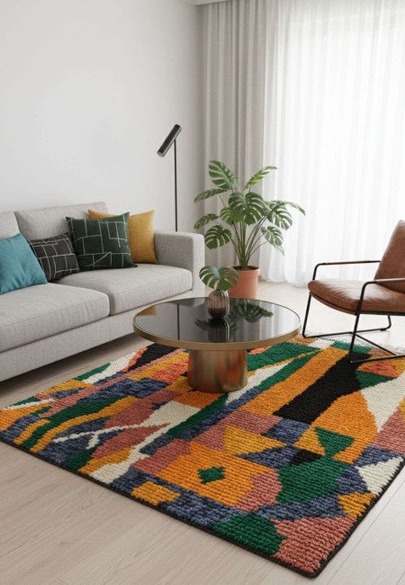 Beni Ourain Matta 161x124 cm