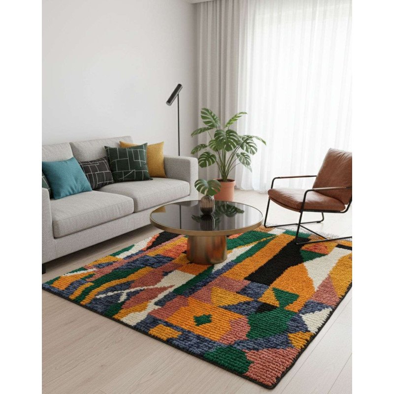 Beni Ourain Matta 161x124 cm