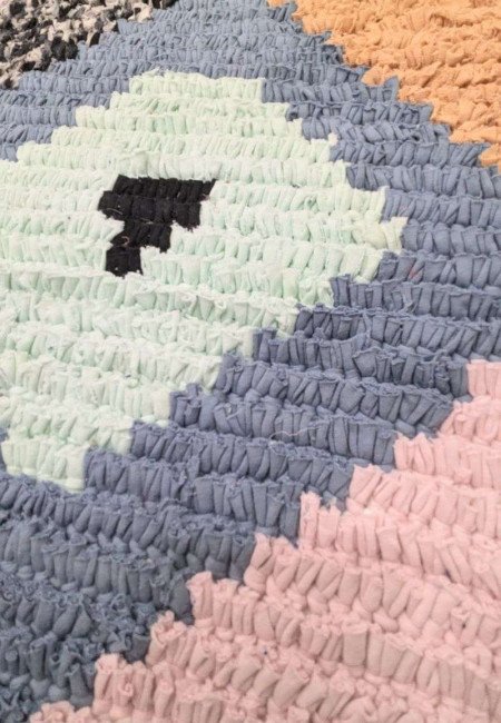 Boucherouite matta 167x120cm Boucherouite matta 167x120cm