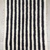 Randig matta Svart -150x100cm