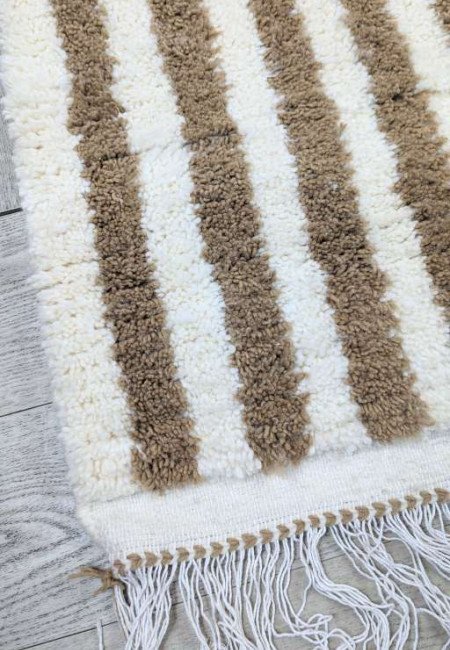 Randig matta beige -150x100cm Randig matta beige -150x100cm