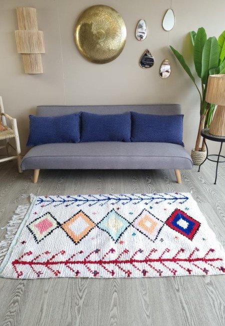 Boucherouite matta 140X96cm Boucherouite matta 140X96cm