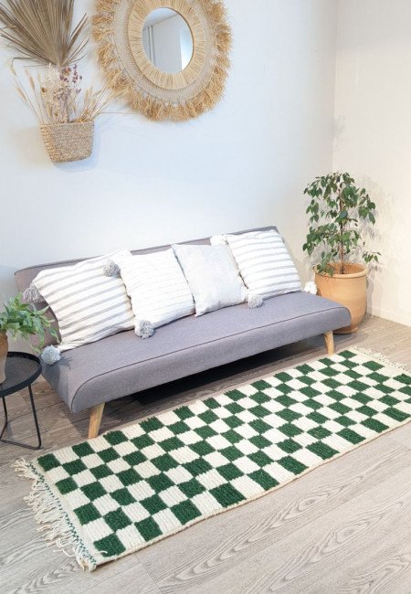 Schack matta 195x74cm